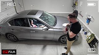 Stepdad sneaks creampie into tight stepdaughter hole?