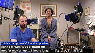 doctor unloads cum blast deep in patient rebel wyatt's moaning pussy hole