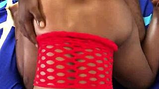 Wow hot black babe pounded doggystyle can you take it