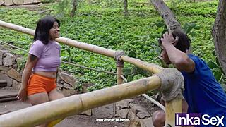 Dora exploradora petite Peruana gets anal boot therapy