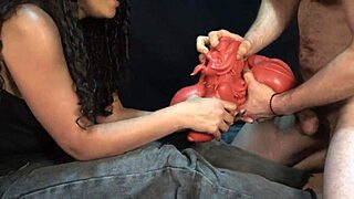 two demons clash! i devour cum from juicy doll's mouth after pounding xattlalust