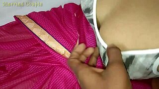 Desi village aunt's hairy pussy fucked hard outdoors with cumshot blast on her big tits at country ranch