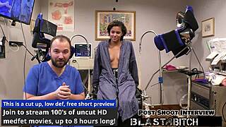 doctor unloads cum blast deep in patient rebel wyatt's moaning pussy hole