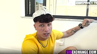 Step Brothers Pound Step Sisters In Wild Foursome Fuck Fest!