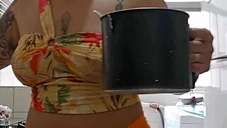 Shorts Pulled Aside Flashing Craving Hard Cock in Public Exhibition Tease