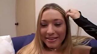 Kayla Marie Gags on Cock. Tongue Licks Balls Deep!
