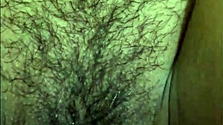 real homemade myanmar uni couple rides hard with creampie in hairy pussy