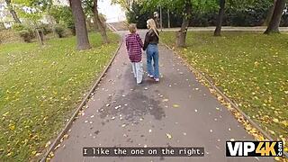 Playful Blonde Zlata Shine Cheats on Girlfriend with Big Boss