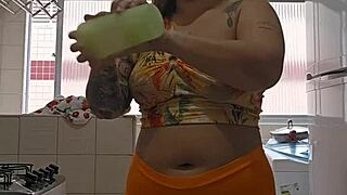 Shorts Pulled Aside Flashing Craving Hard Cock in Public Exhibition Tease