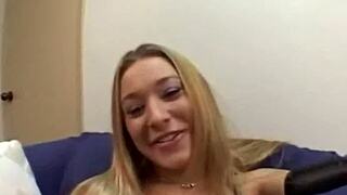 Kayla Marie Gags on Cock. Tongue Licks Balls Deep!