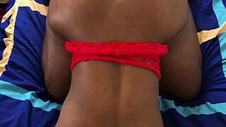 Wow hot black babe pounded doggystyle can you take it