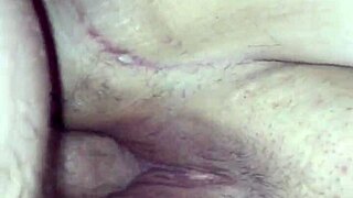 Pounding fat mommy's wet pussy stretches it wide and sloppy