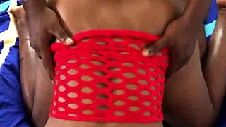 Wow hot black babe pounded doggystyle can you take it