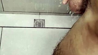 trying my first gym bathroom masturbation session feels so dirty and thrilling