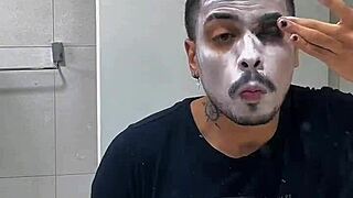 cosplay joker handjobs huge cock solo fun