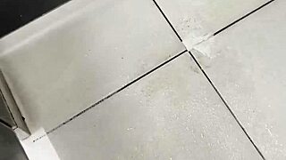 trying my first gym bathroom masturbation session feels so dirty and thrilling