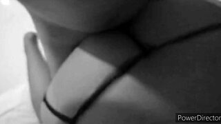 Gordibuena on all fours taking cumshot on big tits?