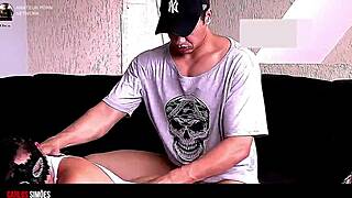 macho gostoso botando no cuzinho of submissive latina beauty