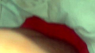 Jerking my cuck while his buddy preps my ass pussy for anal pounding