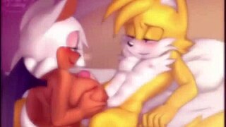 Tailouge Krazyelf Fucks Furry Couple In Missionary Pussy Lick