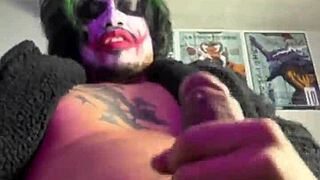 cosplay joker handjobs huge cock solo fun