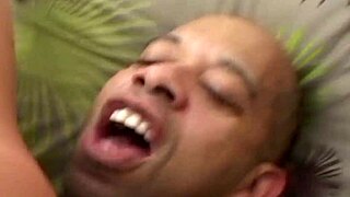 Busty blonde MILF Phyllisha Anne rides big black cock doggystyle missionary and sideways with blowjobs