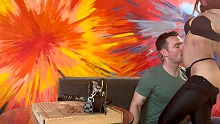 why does hot latina crave white pizza delivery guy's cock?