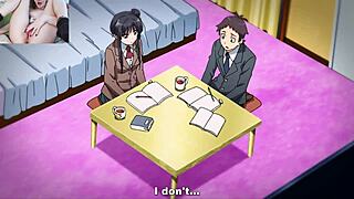 😏 student sneaks a quick fuck with classmate right in the classroom desk!