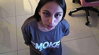 she wasn't satisfied with creampie—begged to swallow every drop too