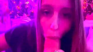 Laney Grey's Passionate Late-Night Cock Sucking POV Melts Hearts with Brad Newman