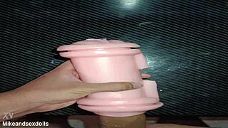 Kissy me gives sloppy deepthroat blowjob close up on desk cumshot facial trailer