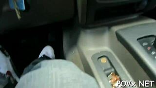 Nude teen 18+ gets nasty pov blowjob and rough pussy fuck