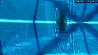 jessica lincoln looks great in her pink bikini floating around the pool