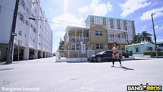 cajun brunette with big tits fucked to creampie in miami