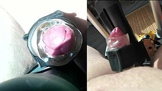 i start my morning session but this woman grabs control with her dildo and makes me cum so fast... didnt expect that!