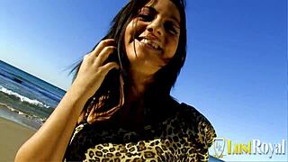 Sexy Brunette Teen Fucked Hard Doggystyle with Juicy Pussy!