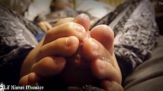 kiwwi swallows every drop in this nerdy cum eating blowjob compilation!!