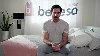 big ass gizelle blanco casts deepthroat on ken's thick cock ripping clothes in hot interview