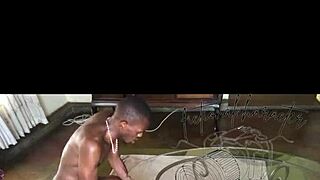 little ebony teen gets stuck bent over taking monster black cocks deep in doggy creampie comp