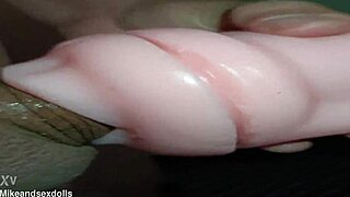 Kissy me gives sloppy deepthroat blowjob close up on desk cumshot facial trailer