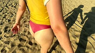 Teased stepsis beach cabin then rough fucked her home?