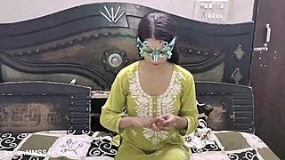 Gorgeous Indian housewife Shabnam moans as lover pounds her milf pussy deep and rough