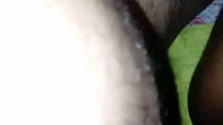 Oily ebony milf ass spreads wet pussy for orgasmic wife pounding