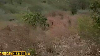 Horny African teen Awahle takes wild pussy pounding on her perfect big ass