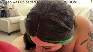 Ever seen a curvy latina stripper girlfriend ride cock after casting interview? Cumshot tip!