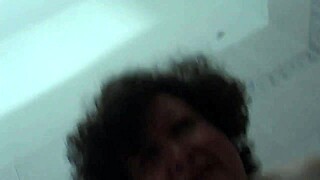 Chubby Old Lady's Desperate Broomstick Masturbation Bliss Overwhelms Her