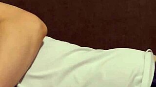 my wife slept on sofa so i filmed her took off underwear licked her boobs n pussy