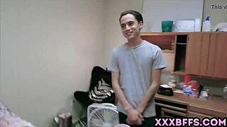 Pong besties bend over for wild group orgy doggystyle blowjobs