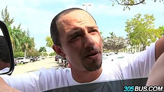 Courtney Cummz craves black dick deep in every hole on the bus