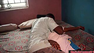 step sis spreads wide in bedroom as pastor fucks her skinny body hard